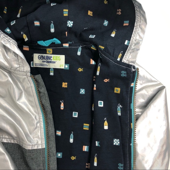 GENUINE KIDS | Metallic Windbreaker Jacket - Picture 3 of 8